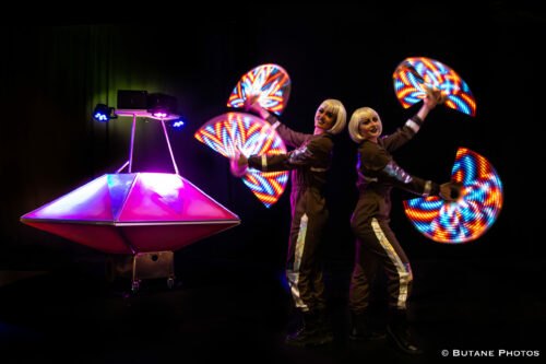 spectacles de feu et de cirque